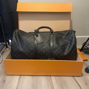 Monogram Eclipse Keepall 55 Bandoulière
